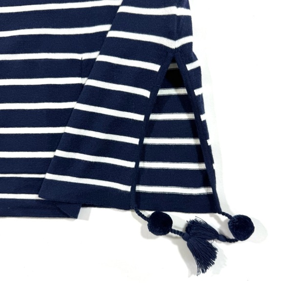 Lilly Pulitzer Elba Sweater Coastal She’ll Stripe Blue White - Picture 5 of 7